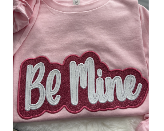 Be Mine Applique Sweatshirt