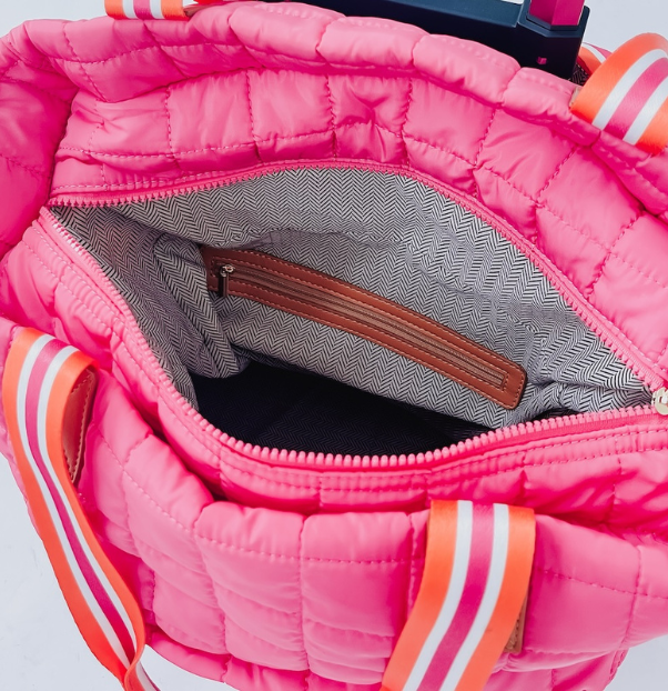 Tenley Quilted Roller Tote