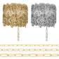 WJW - 18K Gold PVD Stainless Steel Paperclip Chain - By The Foot: Stainless / 2.5mm