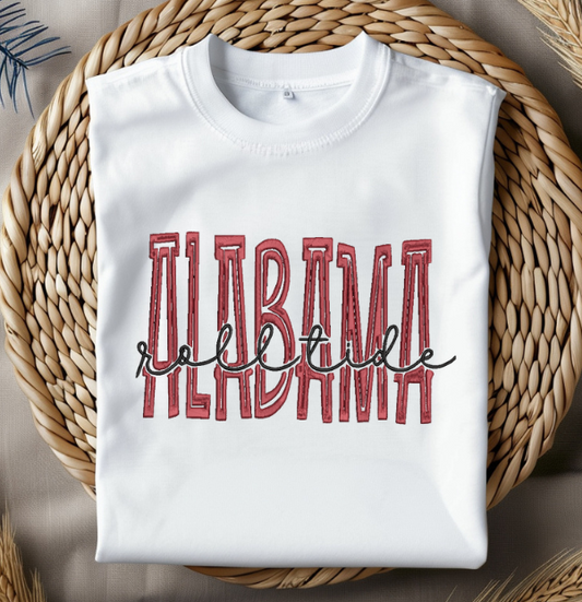 Alabama Game Day Embroidery