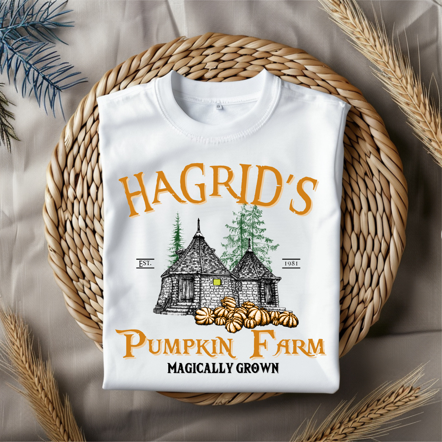 Hagrid's Pumpkin Farm Graphic PNG