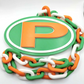 Custom 3D printed hype chain necklace with team logo Personalized hype chain award for baseball or softball team Oversized 8–9 inch hype chain for Travel Ball players