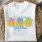 Thanksgiving embroidery design or machine embroidery - pumpkin trio design