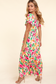 Babydoll Floral Maxi Dress