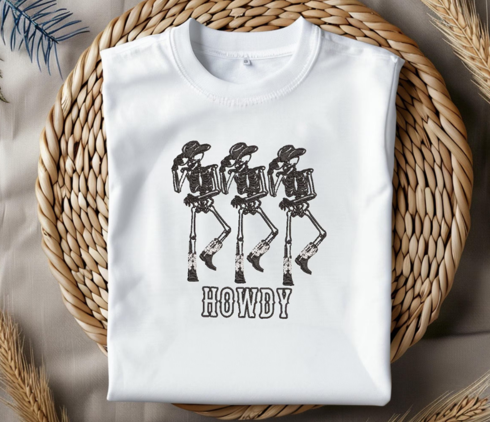 Dancing Skeleton Embroidery File