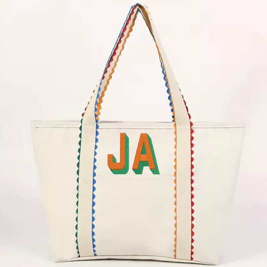 Rick Rack Trim Tote