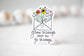 Grow Through, Wildflower Envelope Vinyl Sticker