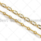 BestBeads&Beyond - 4mm Gold Flat Oval Linked Chain by Yard, Dainty  Delicate Oval Link Chain, Gold Plated Brass Chain, Wholesale Chain, sku#LK124: Gold / 1 yard (3 feet)