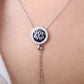 Engraved Tassel Necklace